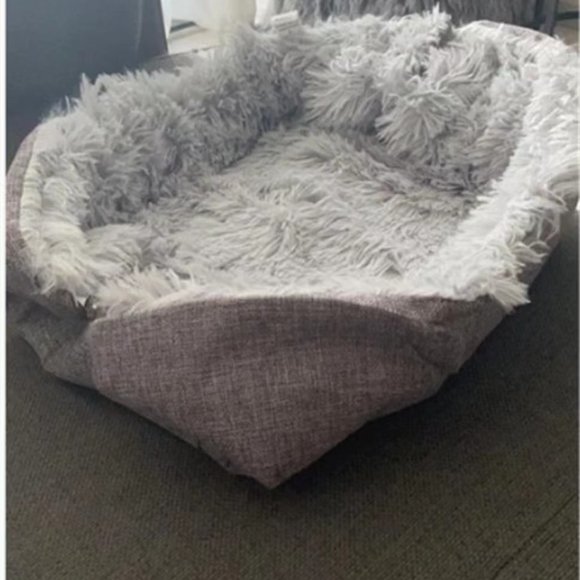 Folding Cat Bed House 2 in 1 Super softy winter Bed - Picture 4 of 6